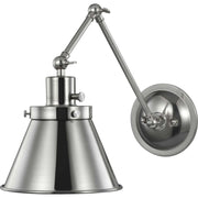 Progress Lighting - P710095-009 - One Light Swing Arm Wall Lamp - Hinton - Brushed Nickel