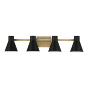 Generation Lighting - 4441304-848 - Four Light Wall / Bath - Towner - Satin Brass