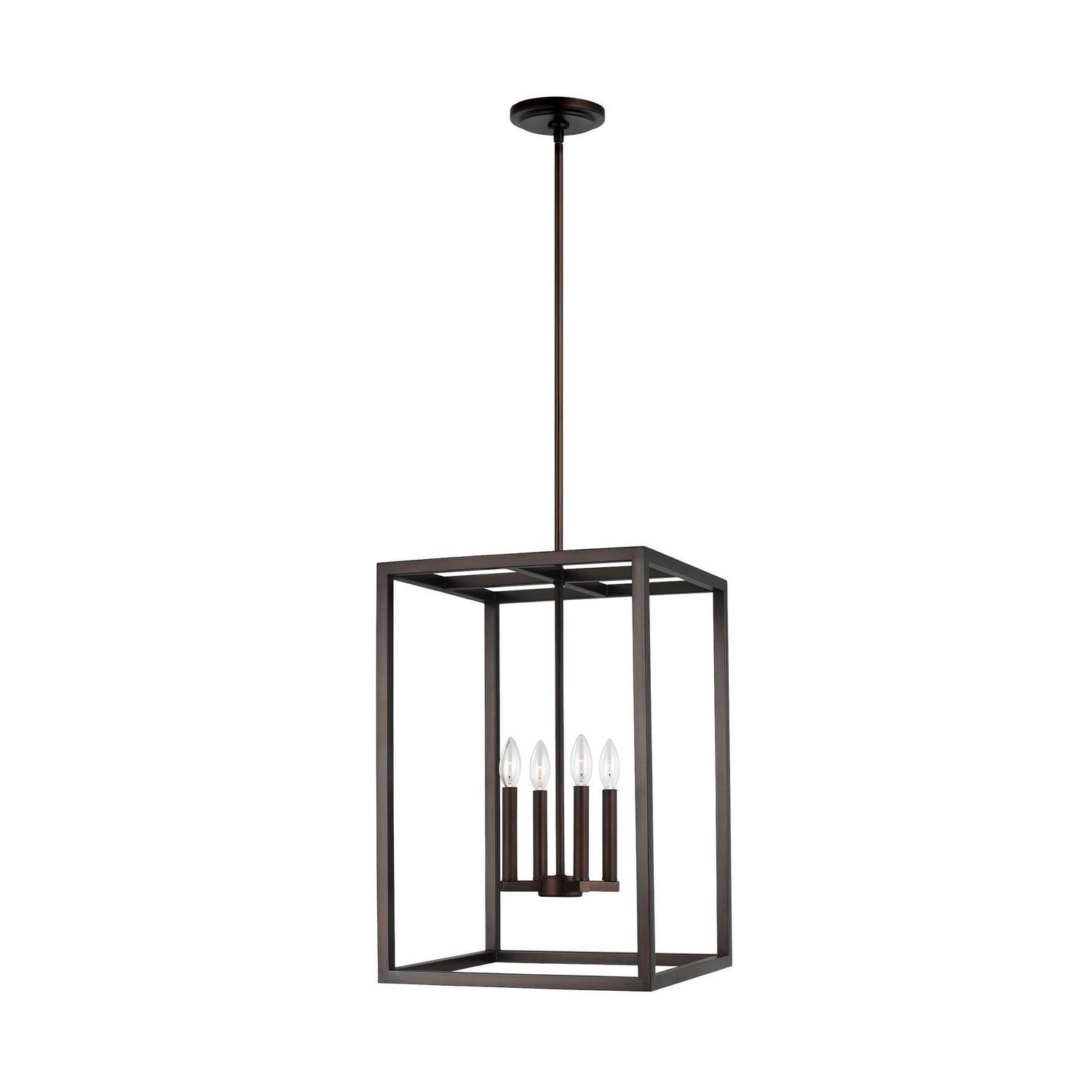 Generation Lighting - 5134504EN-710 - Four Light Hall / Foyer - Moffet Street - Bronze