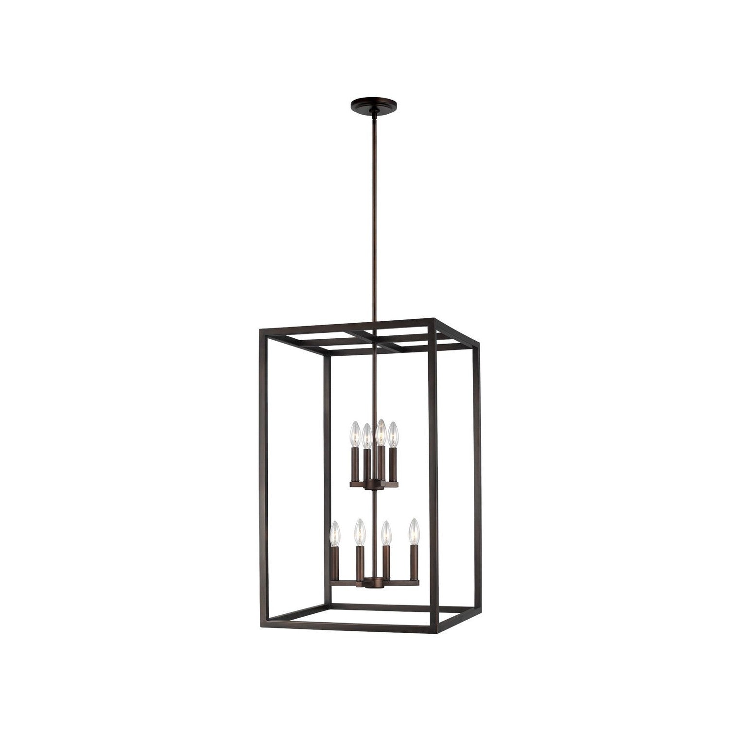 Generation Lighting - 5134508EN-710 - Eight Light Hall / Foyer - Moffet Street - Bronze