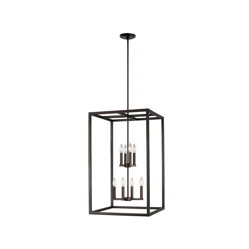 Generation Lighting - 5134508EN-710 - Eight Light Hall / Foyer - Moffet Street - Bronze