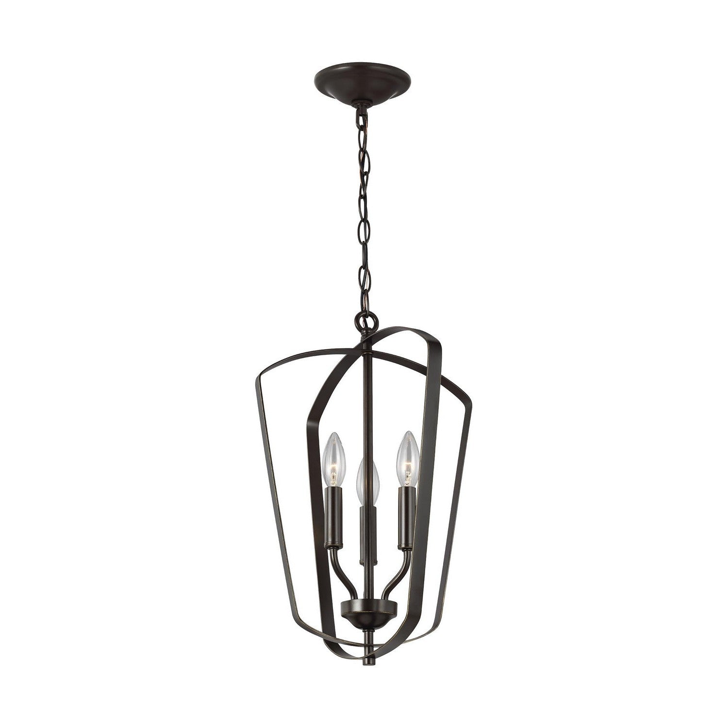 Generation Lighting - 5134903-710 - Three Light Hall / Foyer Pendant - Romee - Bronze