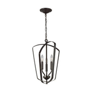 Generation Lighting - 5134903-710 - Three Light Hall / Foyer Pendant - Romee - Bronze