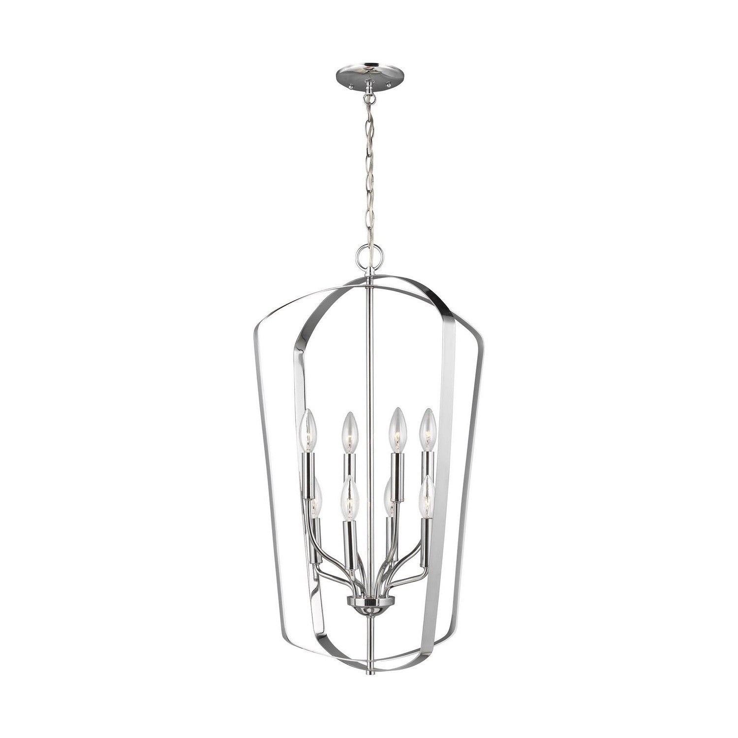 Generation Lighting - 5134908EN-05 - Eight Light Hall / Foyer - Romee - Chrome