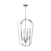 Generation Lighting - 5134908EN-05 - Eight Light Hall / Foyer - Romee - Chrome