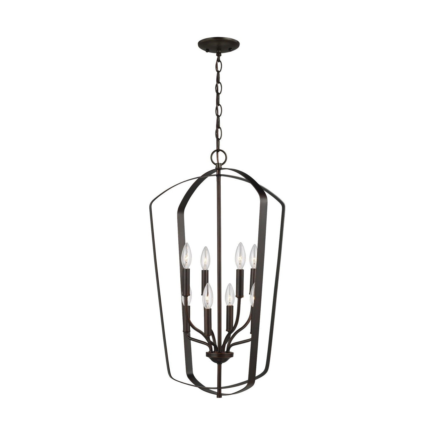 Generation Lighting - 5134908EN-710 - Eight Light Hall / Foyer - Romee - Bronze