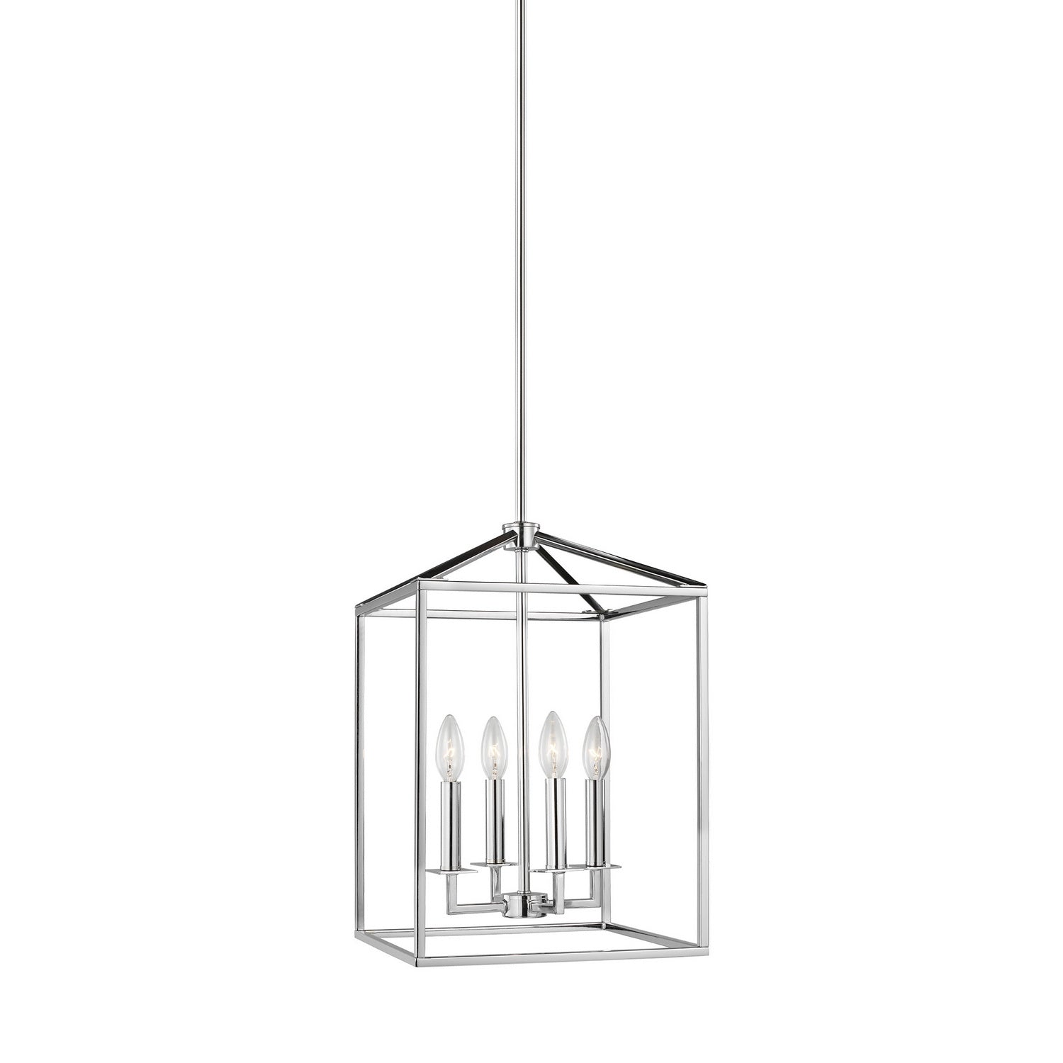 Generation Lighting - 5215004EN-05 - Four Light Hall / Foyer - Perryton - Chrome