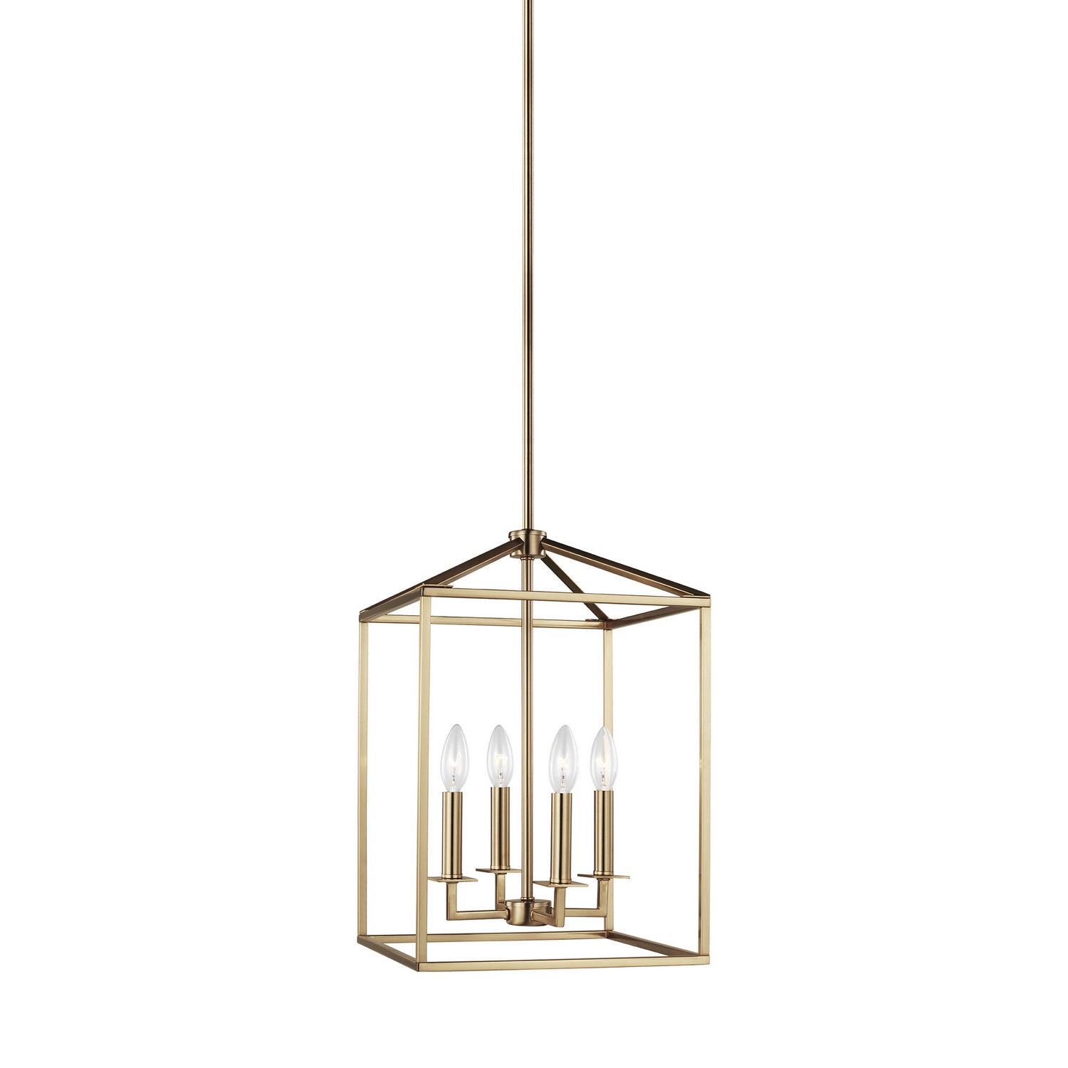 Generation Lighting - 5215004EN-848 - Four Light Hall / Foyer - Perryton - Satin Brass