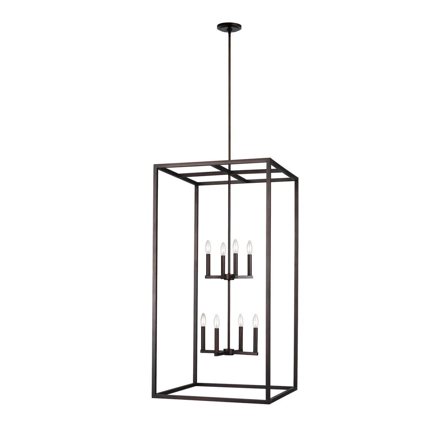 Generation Lighting - 5234508EN-710 - Eight Light Hall / Foyer - Moffet Street - Bronze