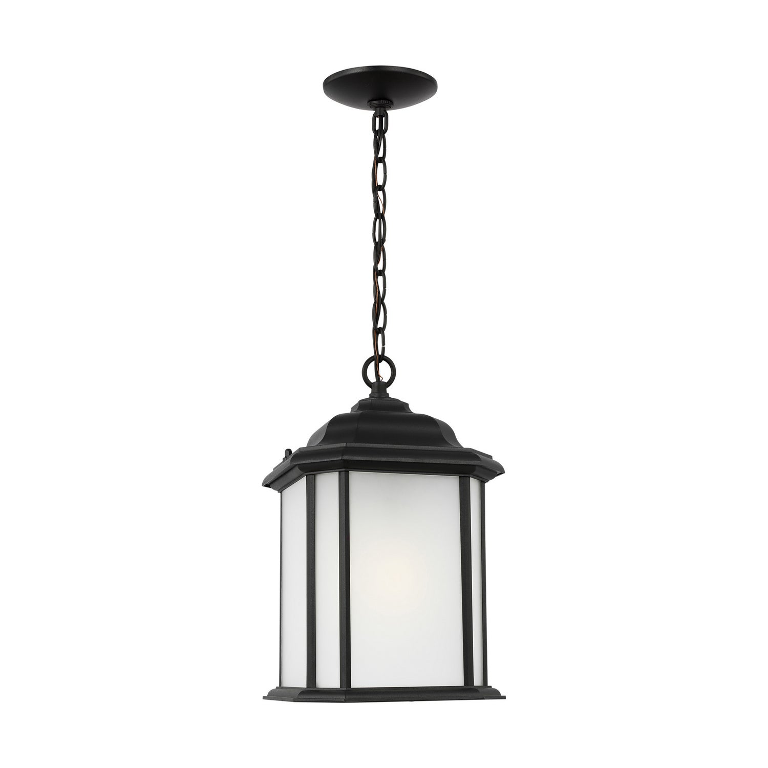 Generation Lighting - 60531-12 - One Light Outdoor Pendant - Kent - Black
