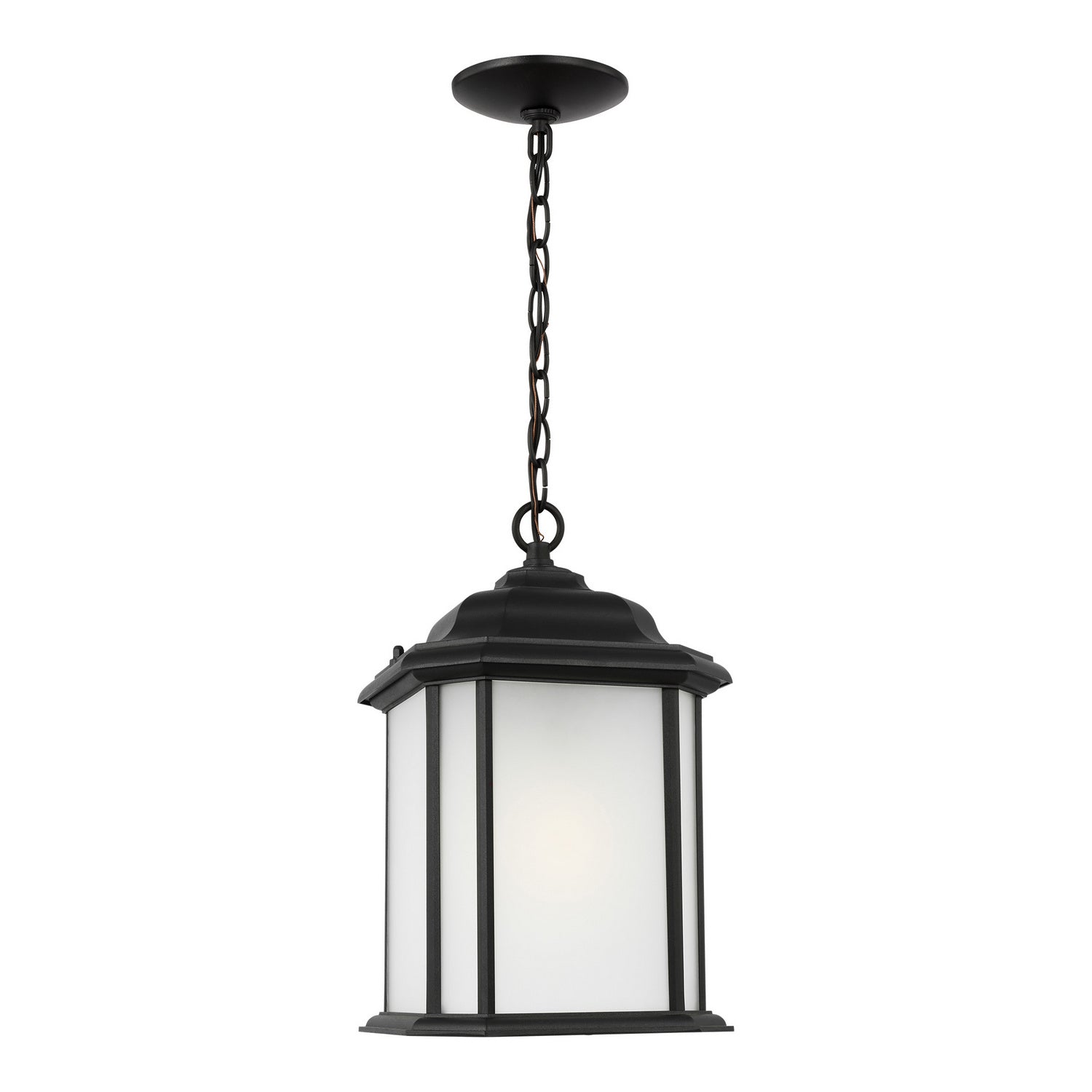 Generation Lighting - 60531EN3-12 - One Light Outdoor Pendant - Kent - Black