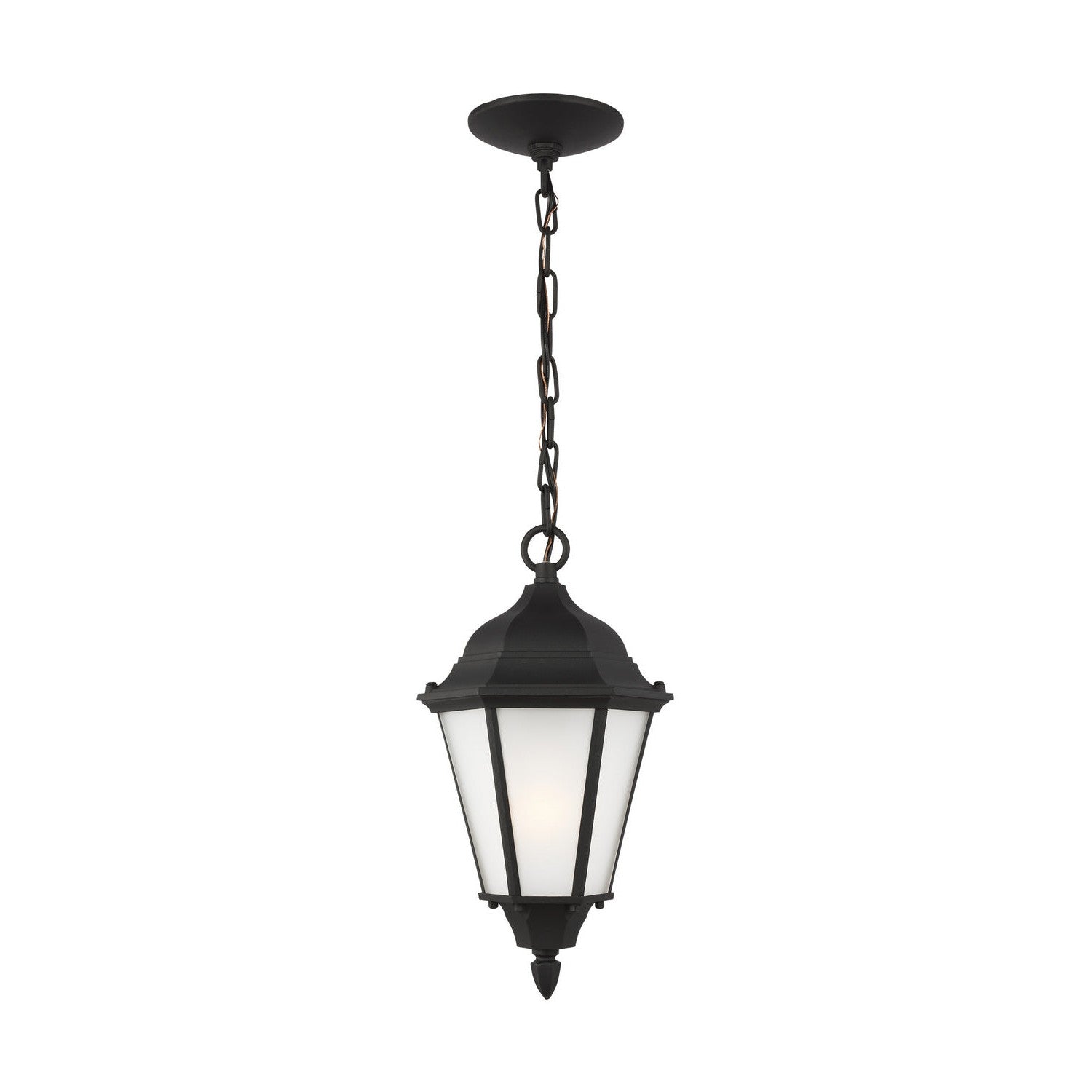 Generation Lighting - 60941-12 - One Light Outdoor Pendant - Bakersville - Black