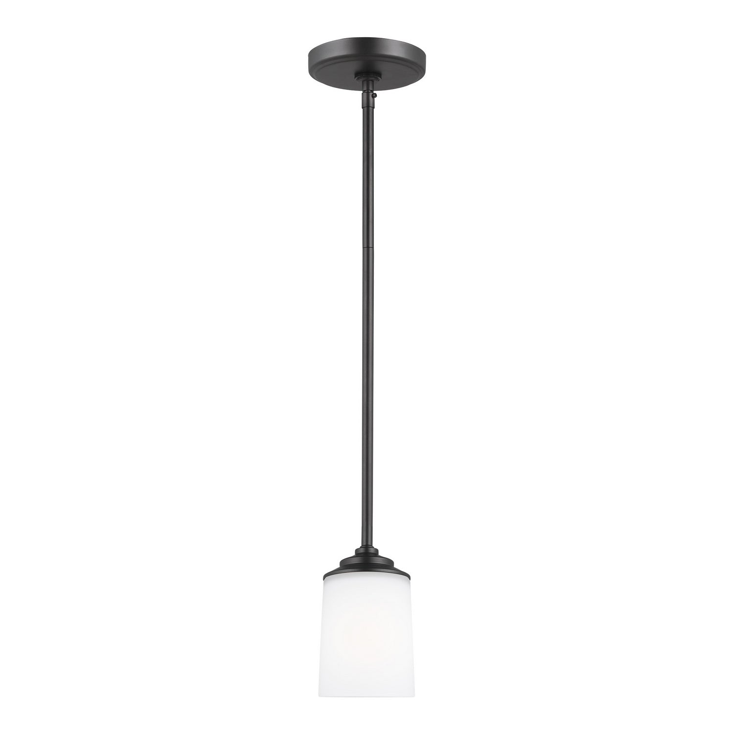 Generation Lighting - 6130701-112 - One Light Mini-Pendant - Kemal - Midnight Black