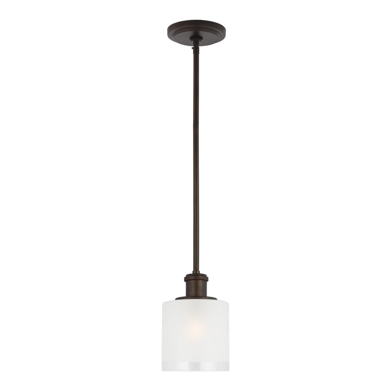 Generation Lighting - 6139801-710 - One Light Mini-Pendant - Norwood - Bronze