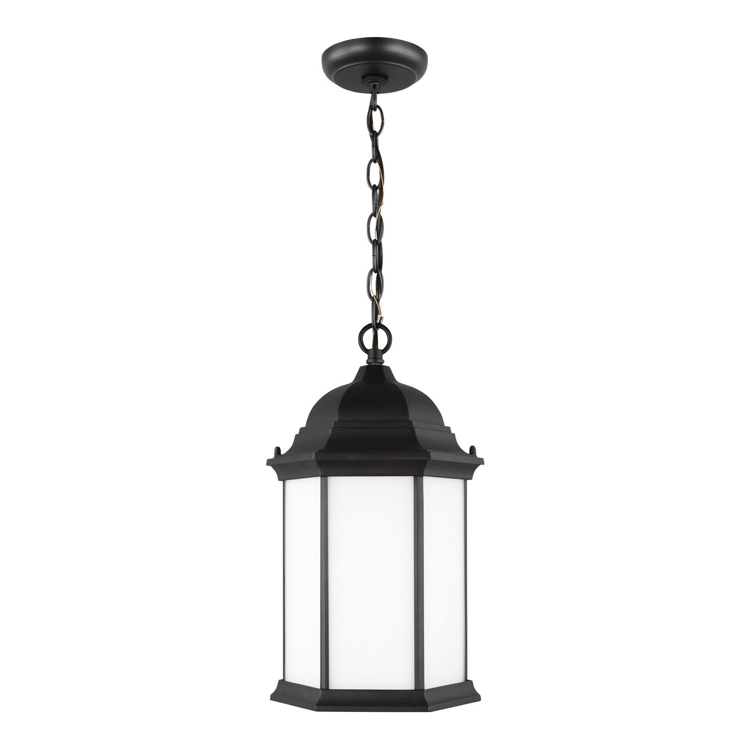 Generation Lighting - 6238751-12 - One Light Outdoor Pendant - Sevier - Black
