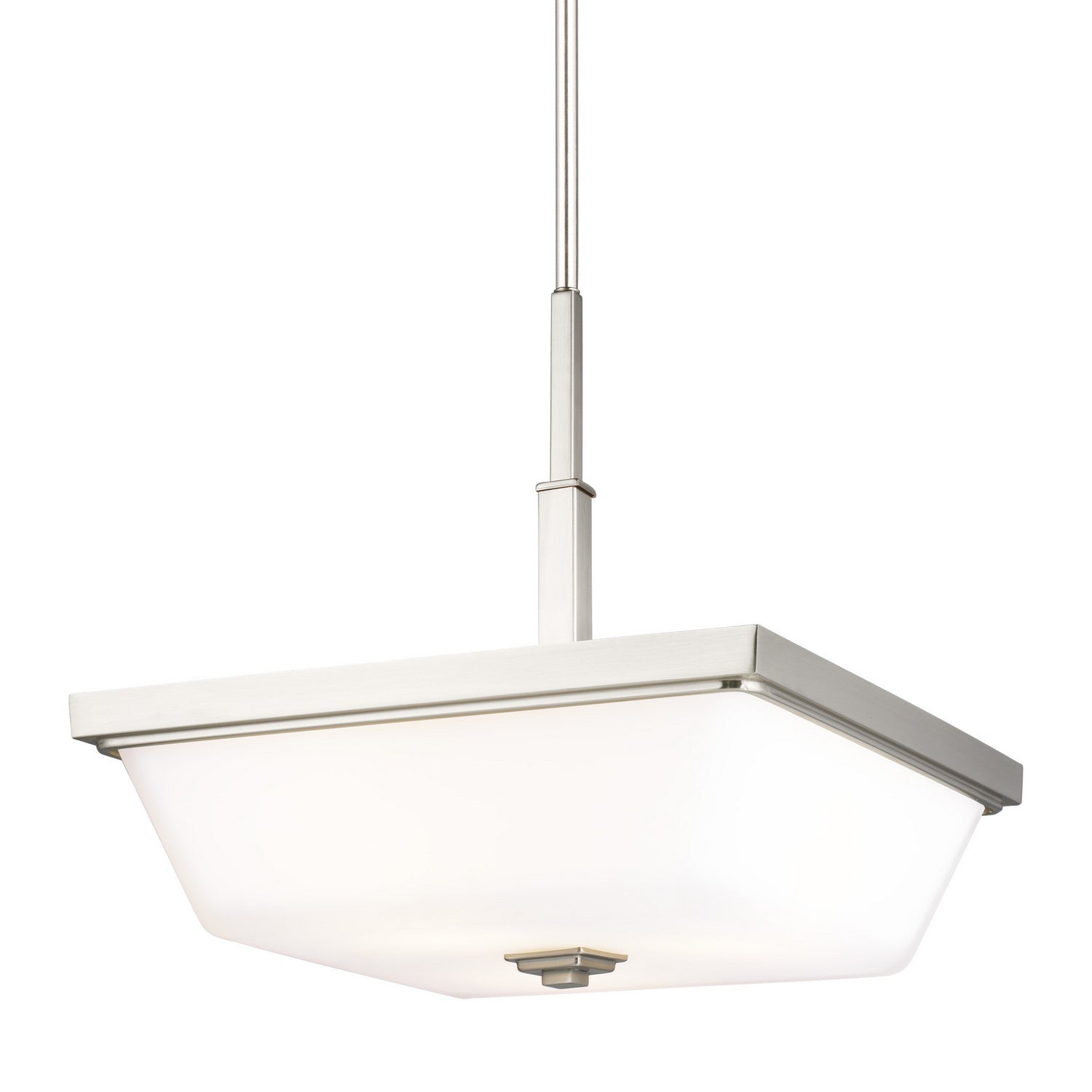 Generation Lighting - 6513703-962 - Three Light Pendant - Ellis Harper - Brushed Nickel