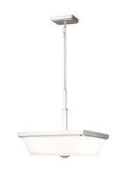 Generation Lighting - 6513703EN3-962 - Three Light Pendant - Ellis Harper - Brushed Nickel