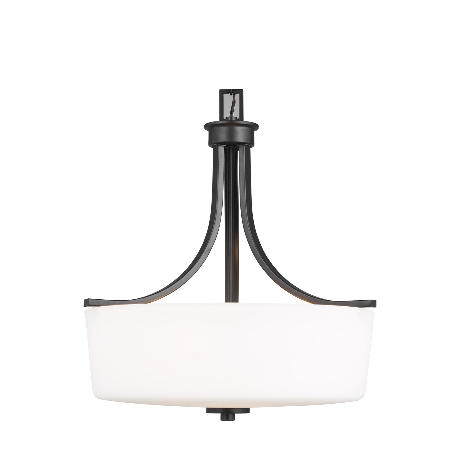 Generation Lighting - 6528803-112 - Three Light Pendant - Kemal - Midnight Black