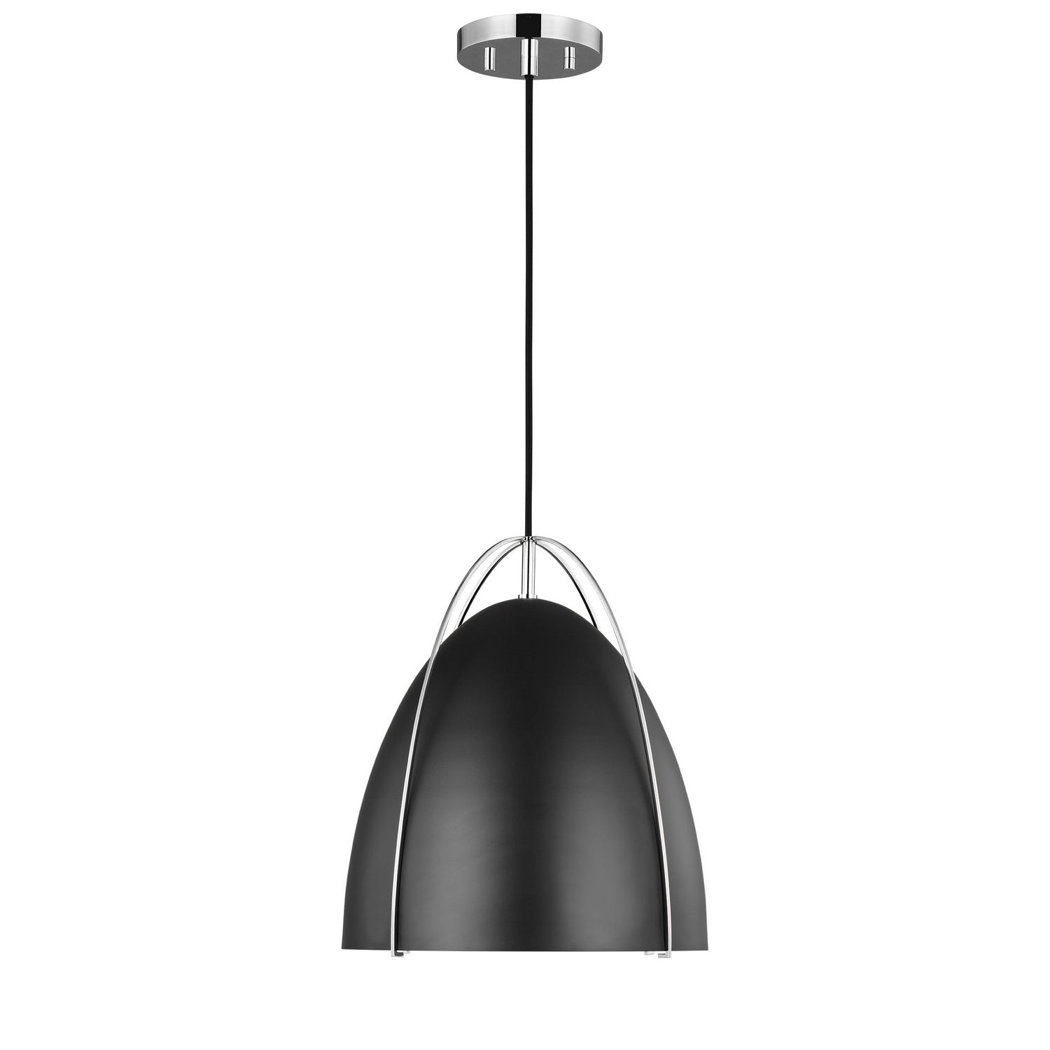 Visual Comfort Studio - 6551701-05 - One Light Pendant - Norman - Chrome
