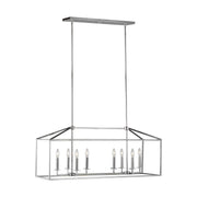 Generation Lighting - 6615008EN-05 - Eight Light Island Pendant - Perryton - Chrome