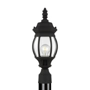 Generation Lighting - 82202-12 - One Light Outdoor Post Lantern - Wynfield - Black