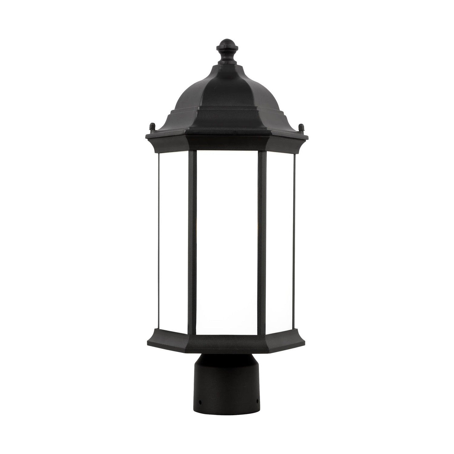 Generation Lighting - 8238651-12 - One Light Outdoor Post Lantern - Sevier - Black