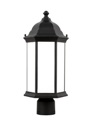 Generation Lighting - 8238651-12 - One Light Outdoor Post Lantern - Sevier - Black