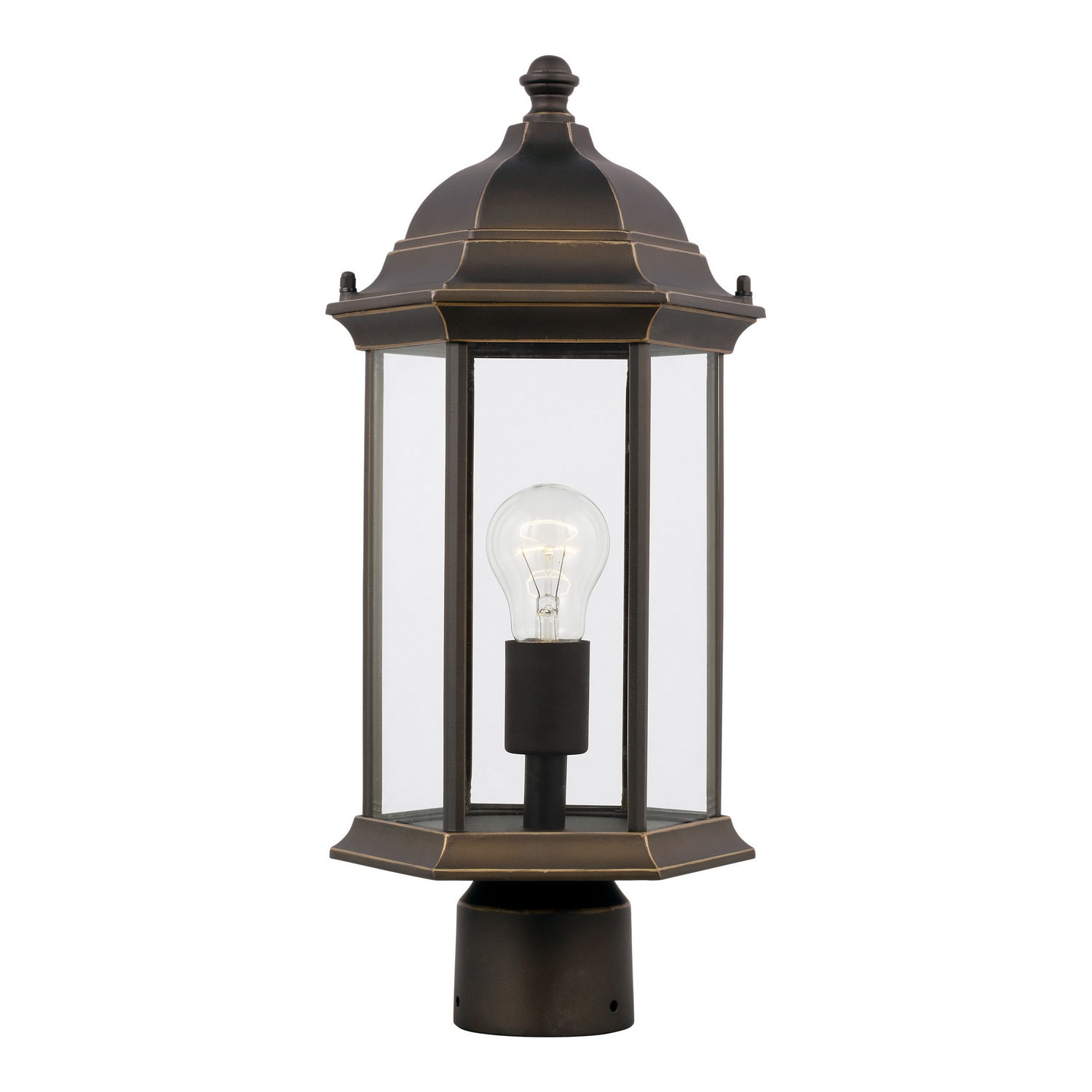 Generation Lighting - 8238651-71 - One Light Outdoor Post Lantern - Sevier - Antique Bronze