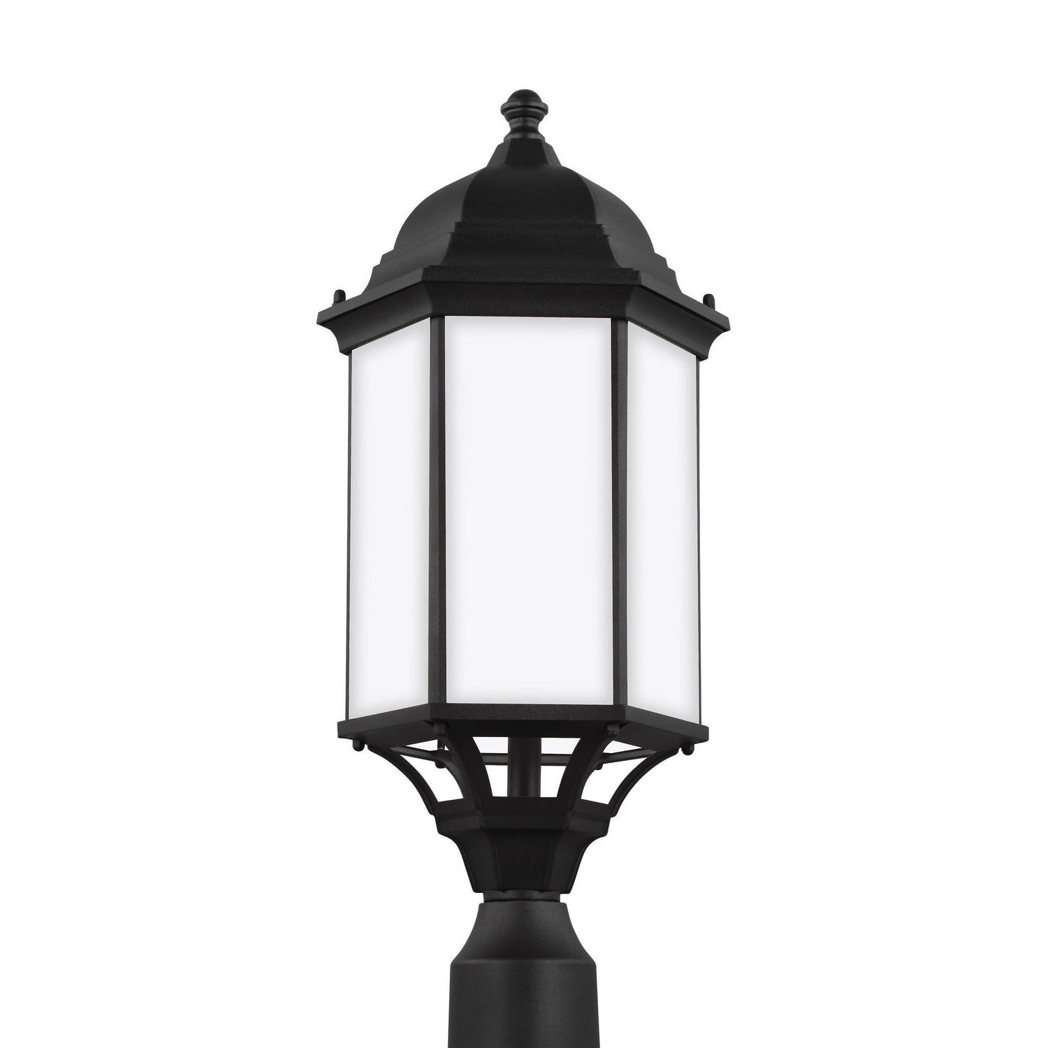 Generation Lighting - 8238751-12 - One Light Outdoor Post Lantern - Sevier - Black