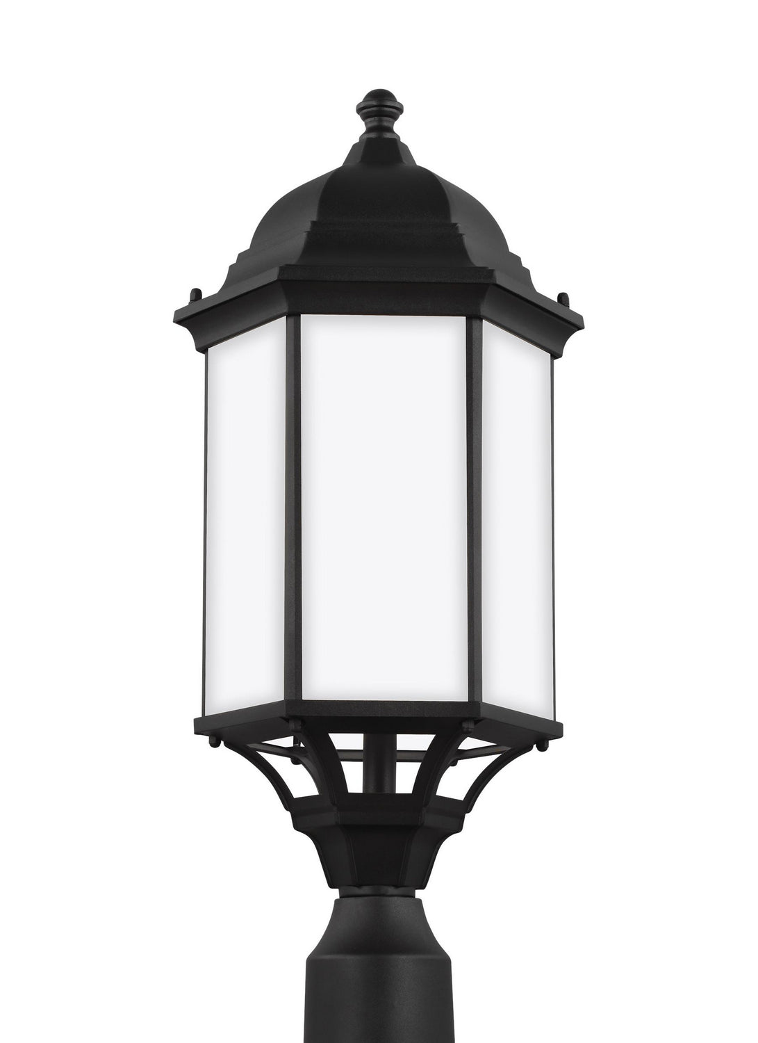 Generation Lighting - 8238751EN3-12 - One Light Outdoor Post Lantern - Sevier - Black
