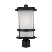 Generation Lighting - 8290901EN3-12 - One Light Outdoor Post Lantern - Wilburn - Black