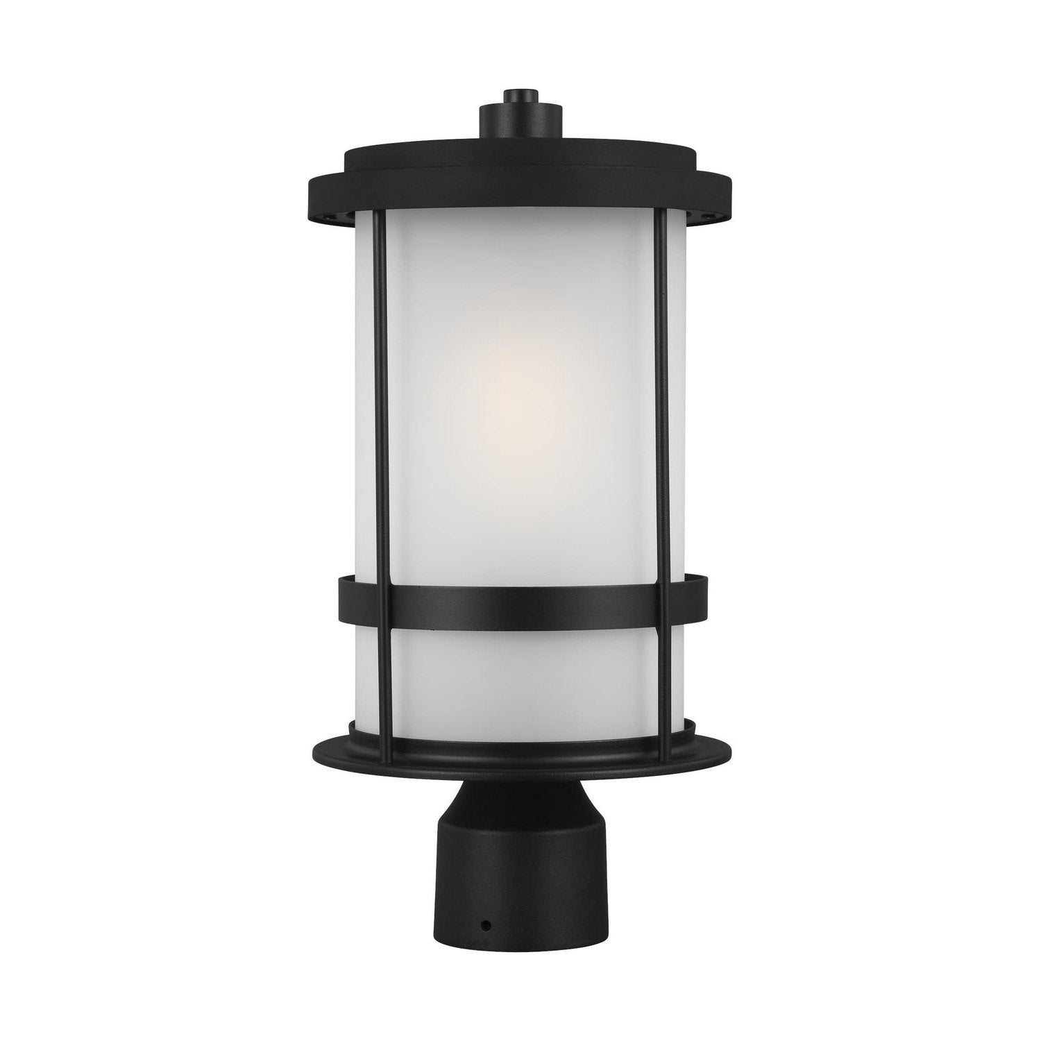 Generation Lighting - 8290901EN3-12 - One Light Outdoor Post Lantern - Wilburn - Black