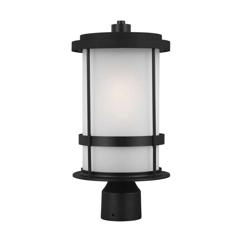 Generation Lighting - 8290901EN3-12 - One Light Outdoor Post Lantern - Wilburn - Black