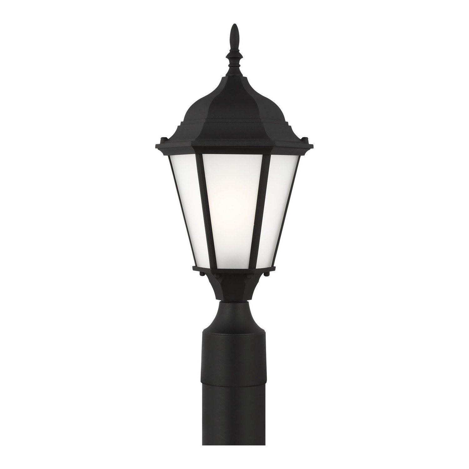 Generation Lighting - 82941-12 - One Light Outdoor Post Lantern - Bakersville - Black