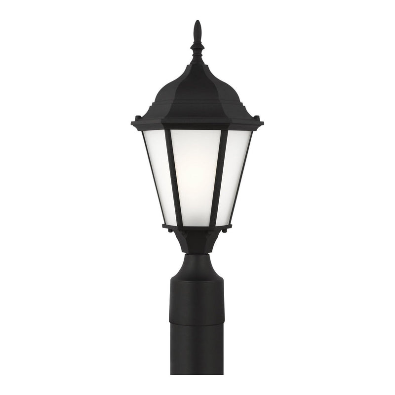 Generation Lighting - 82941-12 - One Light Outdoor Post Lantern - Bakersville - Black