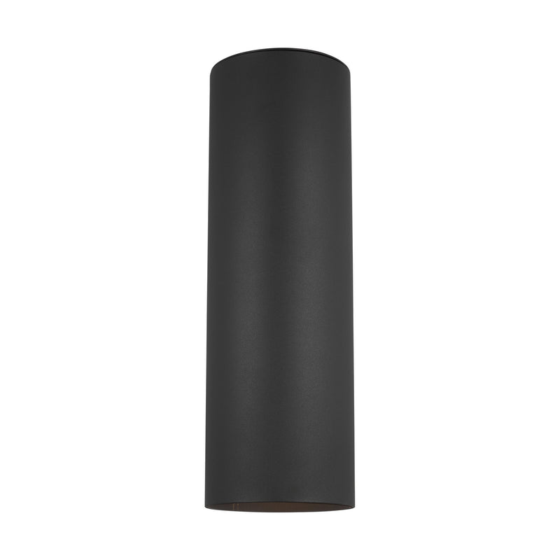 Visual Comfort Studio - 8313902-12 - Two Light Outdoor Wall Lantern - Outdoor Cylinders - Black