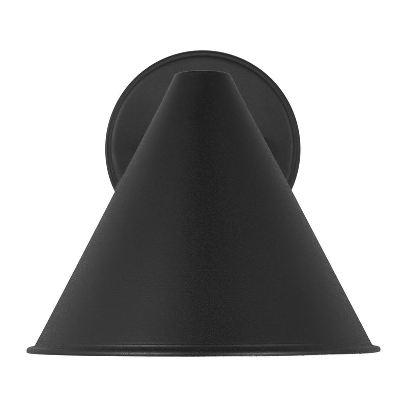 Generation Lighting - 8438501-12 - One Light Outdoor Wall Lantern - Crittenden - Black