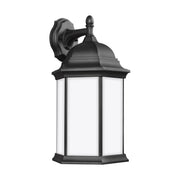 Generation Lighting - 8438751-12 - One Light Outdoor Wall Lantern - Sevier - Black