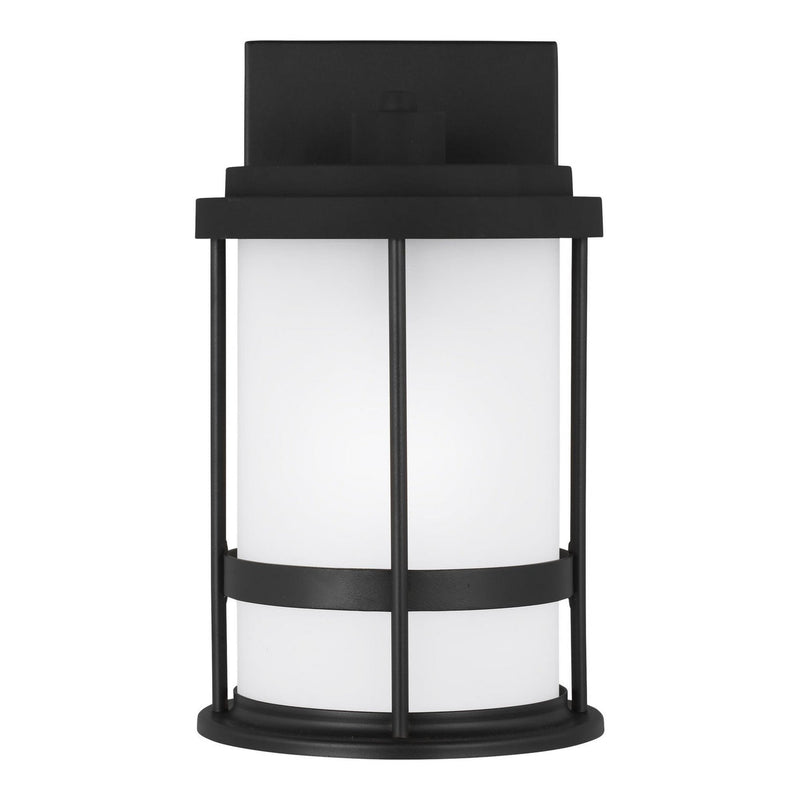 Generation Lighting - 8590901DEN3-12 - One Light Outdoor Wall Lantern - Wilburn - Black