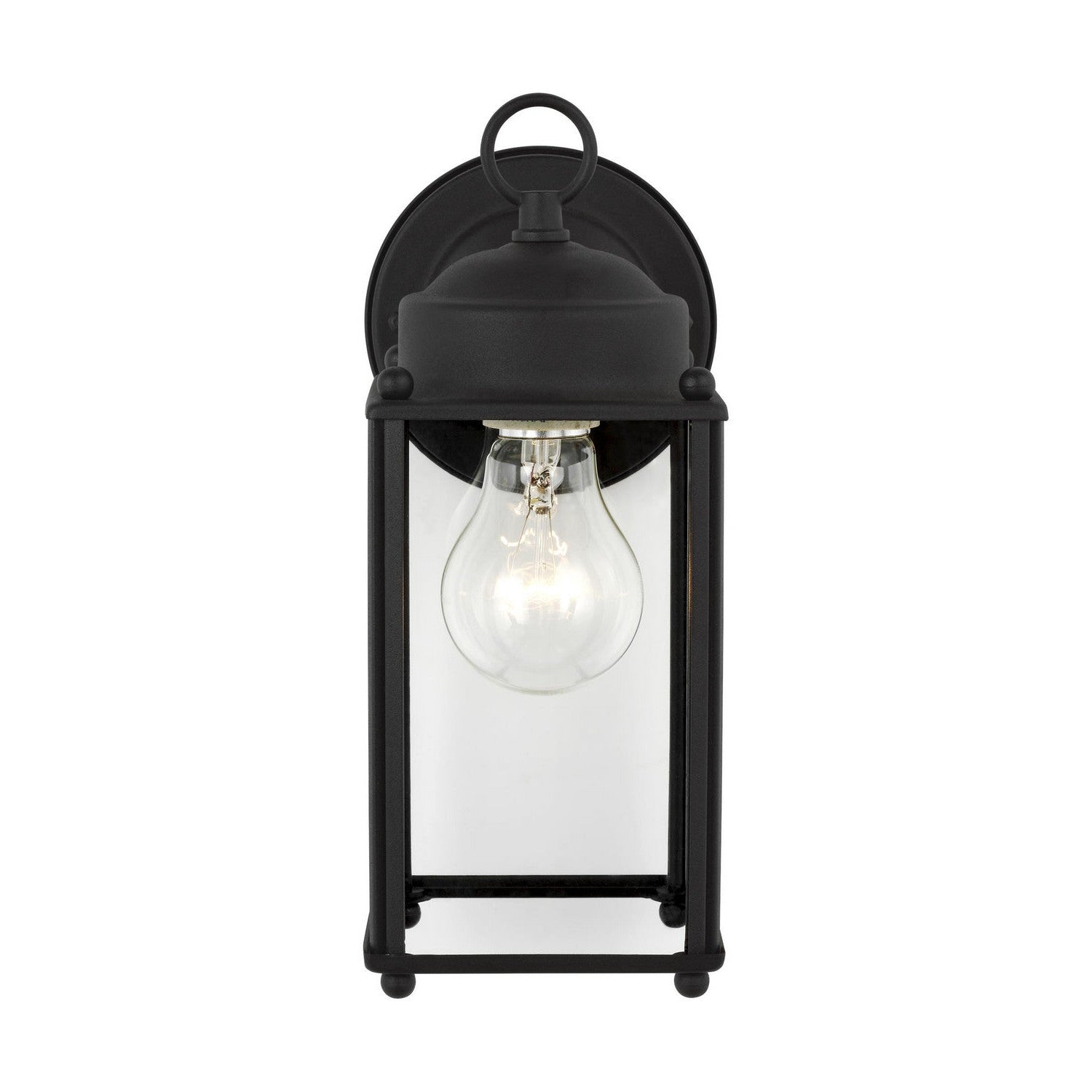 Generation Lighting - 8593-12 - One Light Outdoor Wall Lantern - New Castle - Black