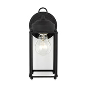 Generation Lighting - 8593-12 - One Light Outdoor Wall Lantern - New Castle - Black