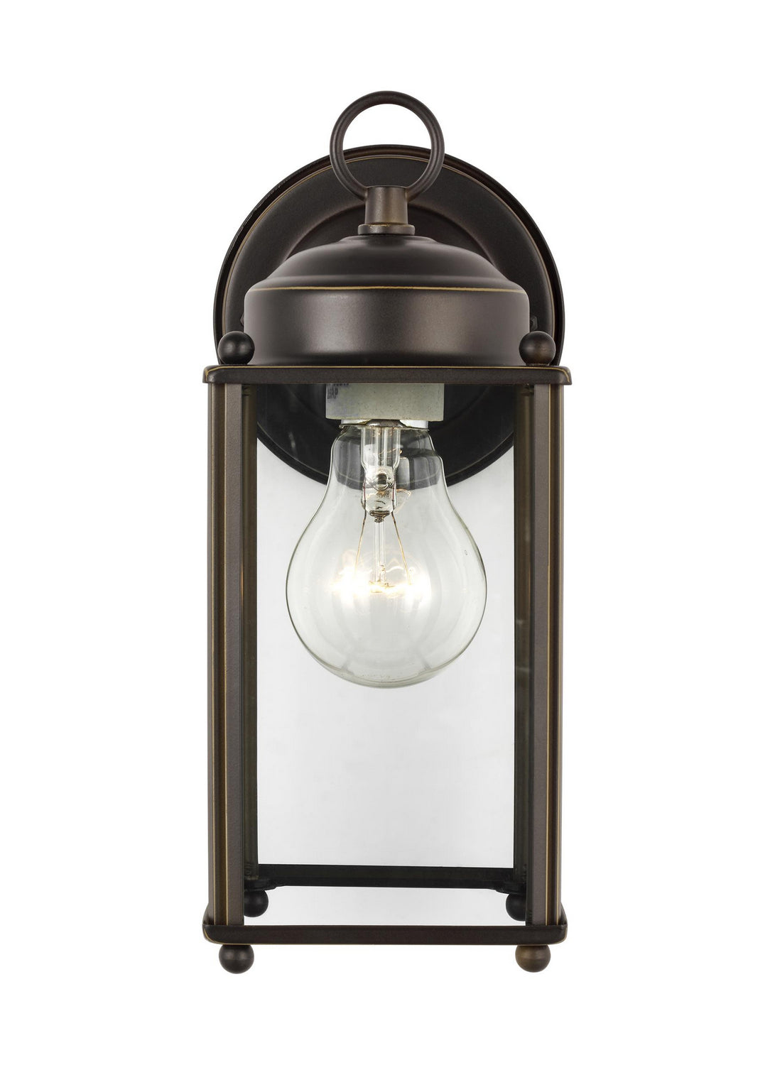 Generation Lighting - 8593-71 - One Light Outdoor Wall Lantern - New Castle - Antique Bronze