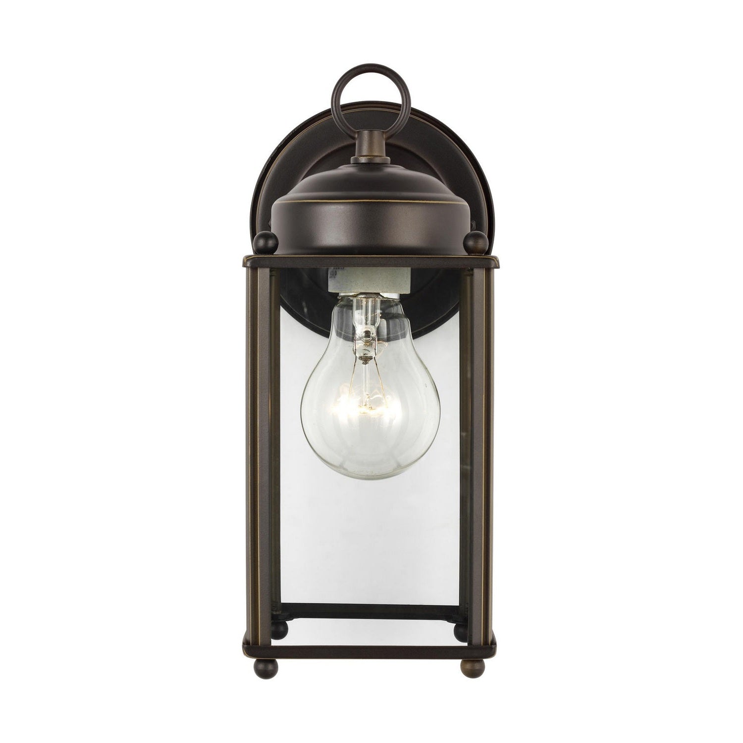 Generation Lighting - 8593-71 - One Light Outdoor Wall Lantern - New Castle - Antique Bronze
