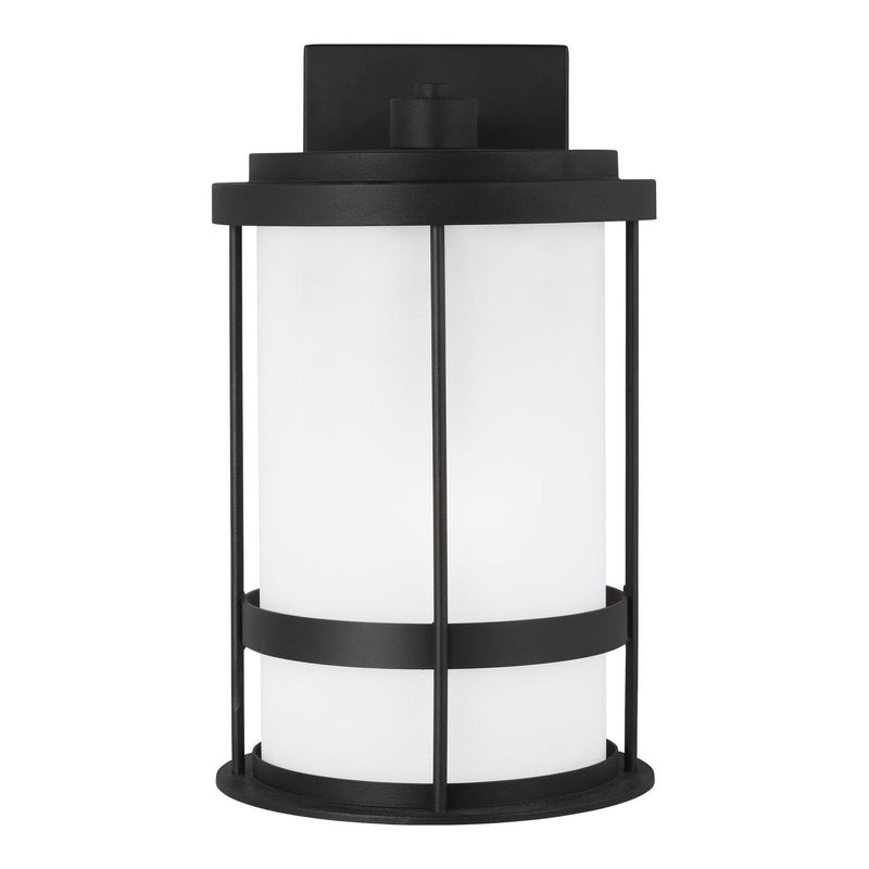 Generation Lighting - 8690901DEN3-12 - One Light Outdoor Wall Lantern - Wilburn - Black