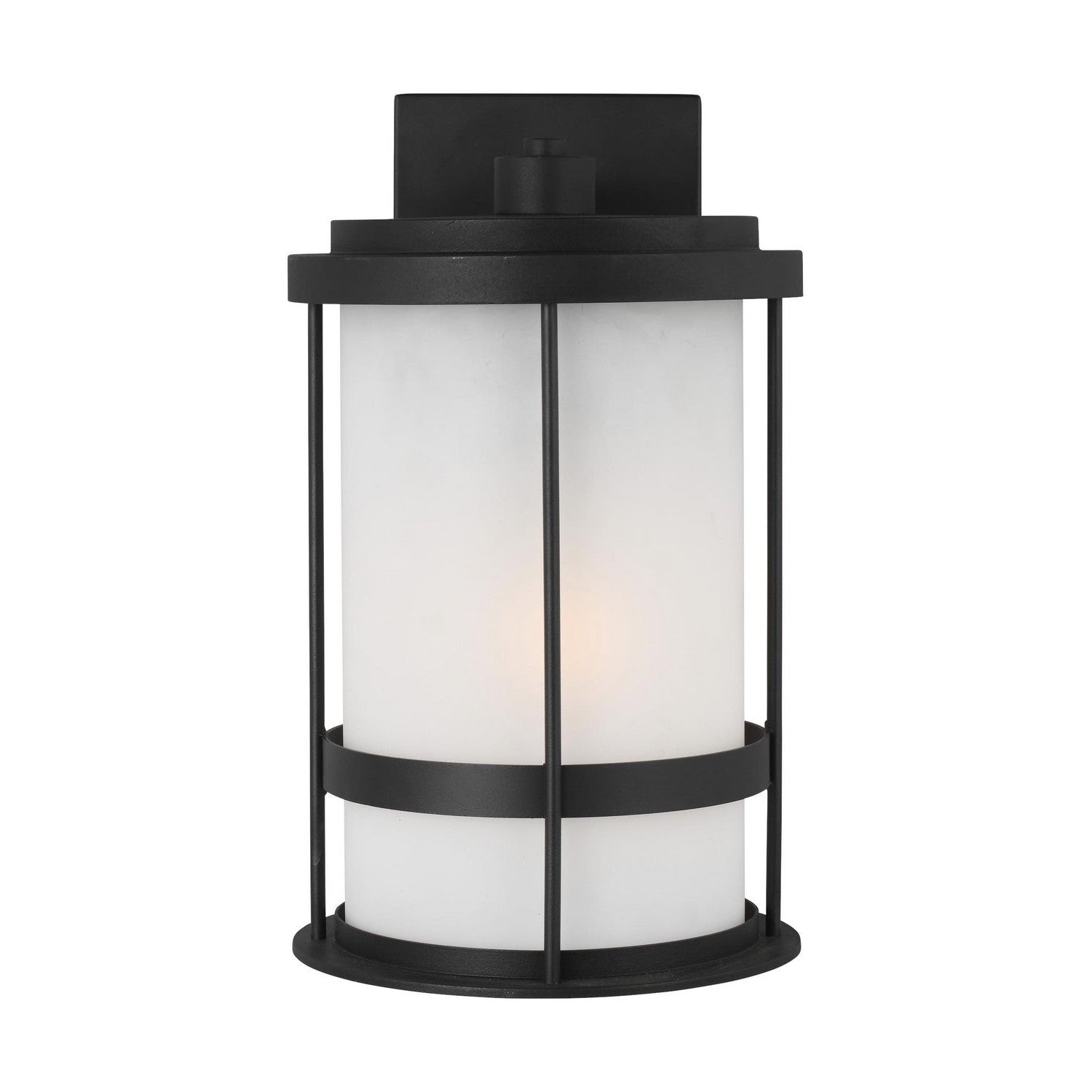 Generation Lighting - 8690901EN3-12 - One Light Outdoor Wall Lantern - Wilburn - Black