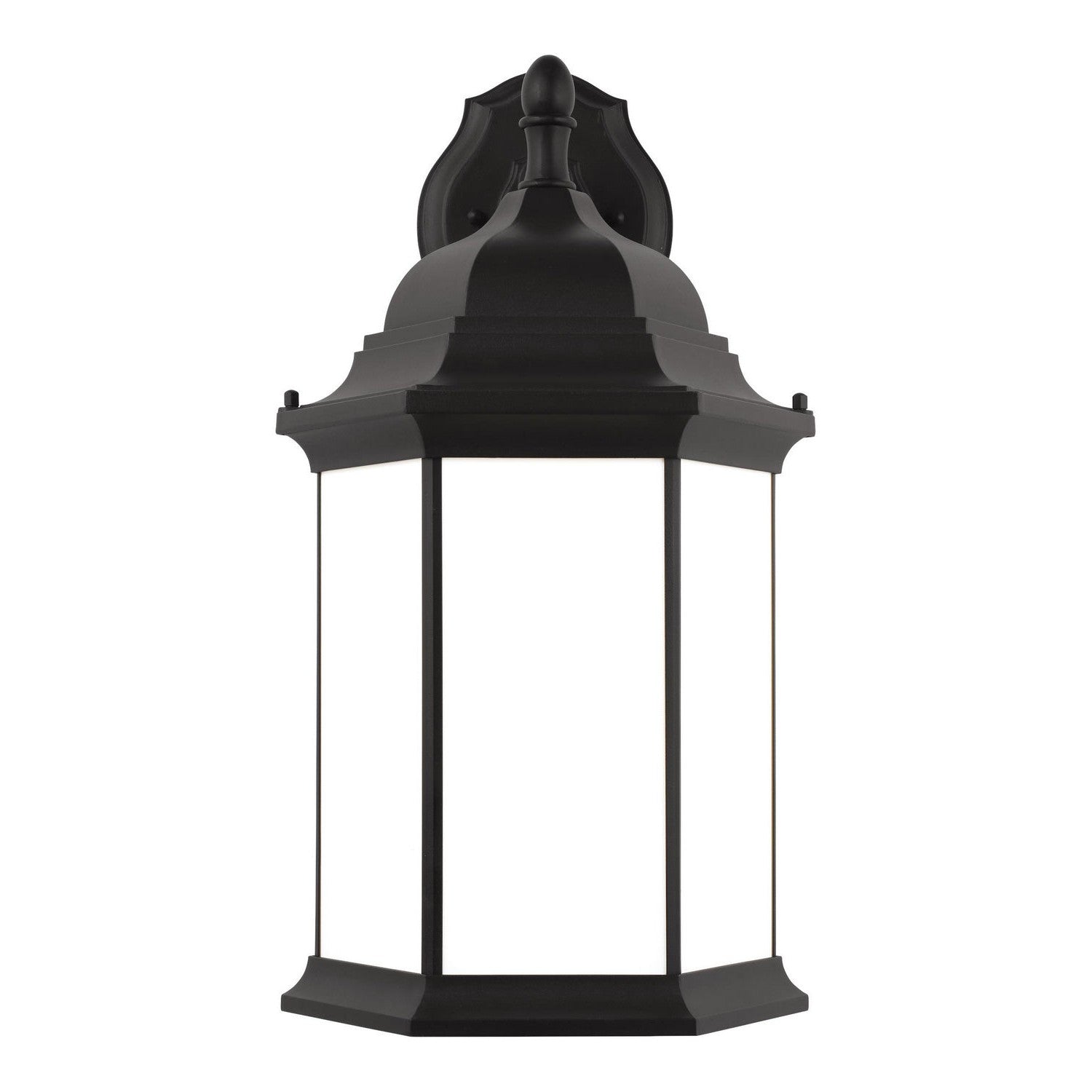 Generation Lighting - 8738751EN3-12 - One Light Outdoor Wall Lantern - Sevier - Black