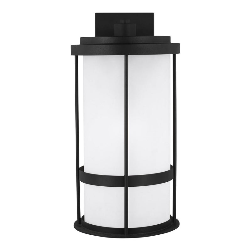 Generation Lighting - 8790901DEN3-12 - One Light Outdoor Wall Lantern - Wilburn - Black
