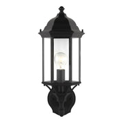 Generation Lighting - 8838701-12 - One Light Outdoor Wall Lantern - Sevier - Black