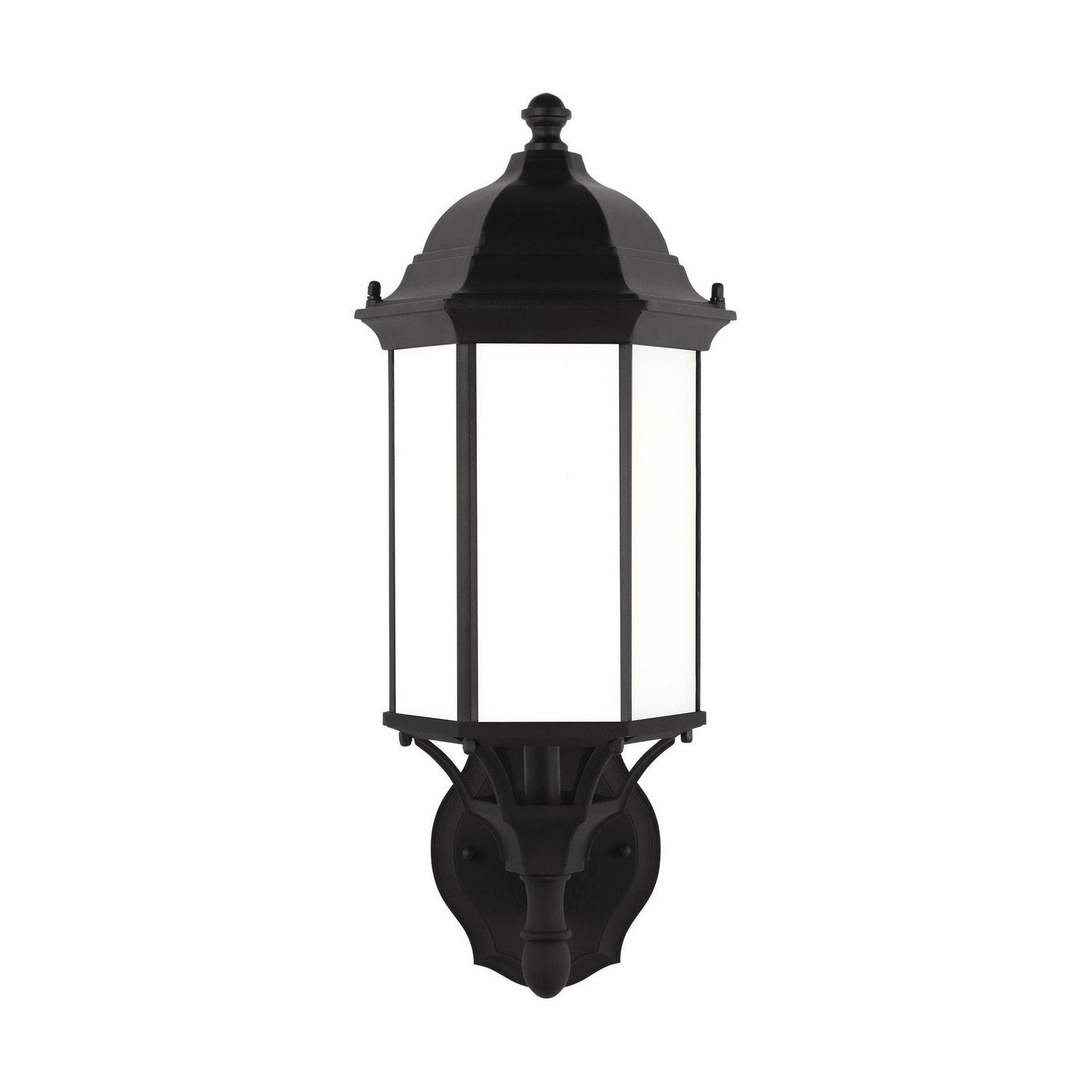 Generation Lighting - 8838751-12 - One Light Outdoor Wall Lantern - Sevier - Black