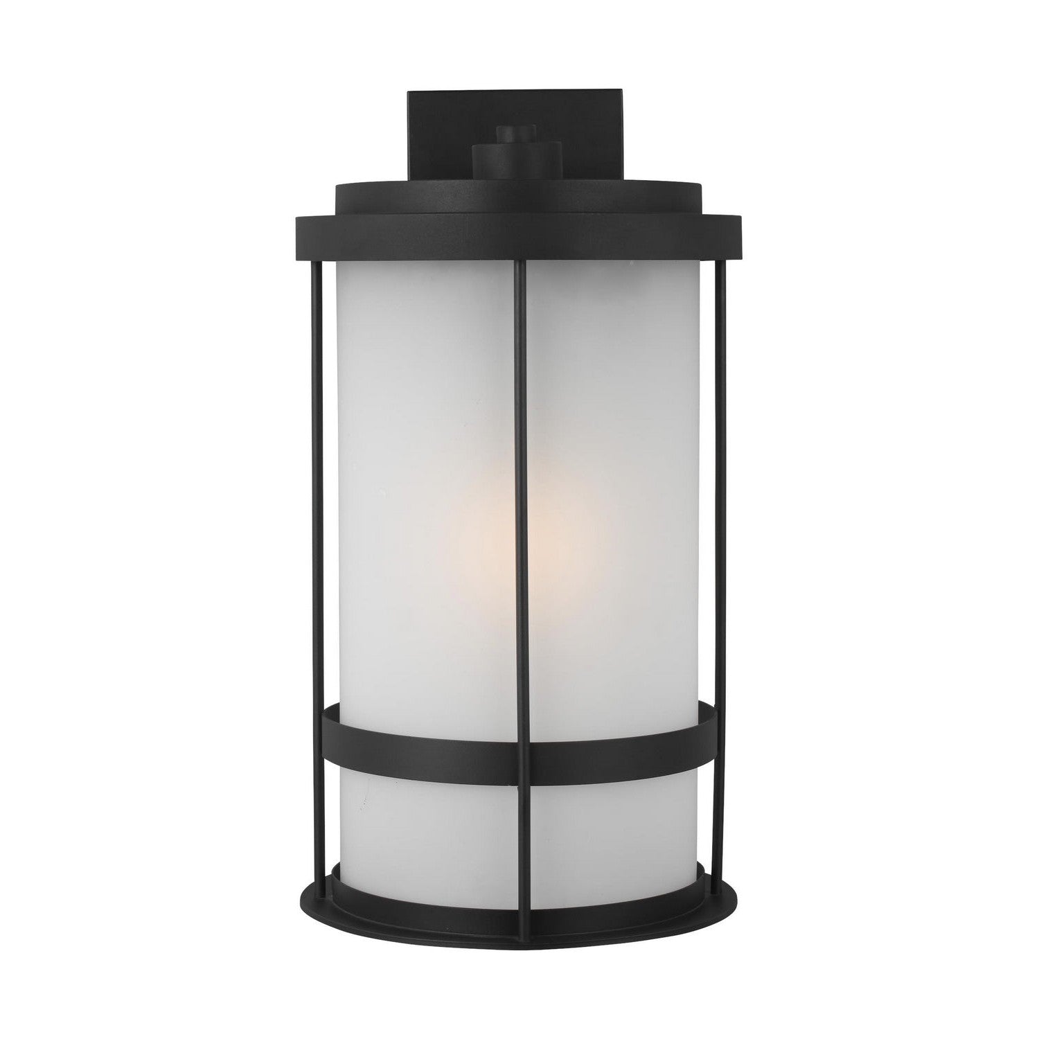 Generation Lighting - 8890901EN3-12 - One Light Outdoor Wall Lantern - Wilburn - Black